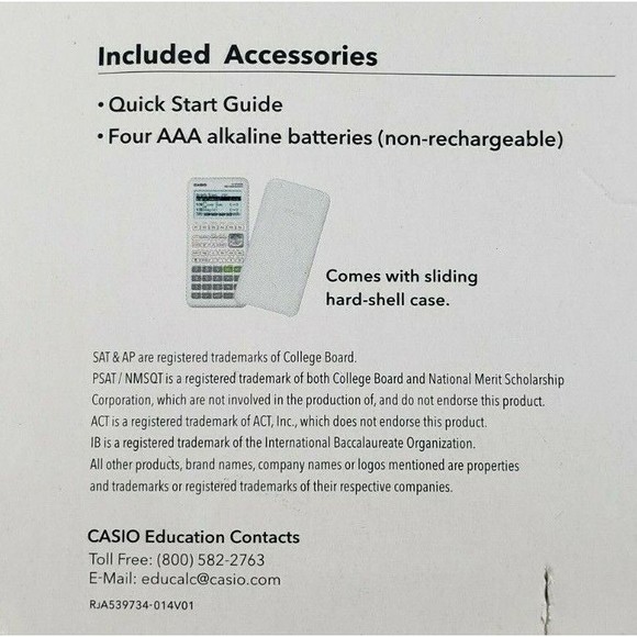 Casio - Graphing Calculator - White - fx-9750GIII-WE - New Sealed - Picture 4 of 11